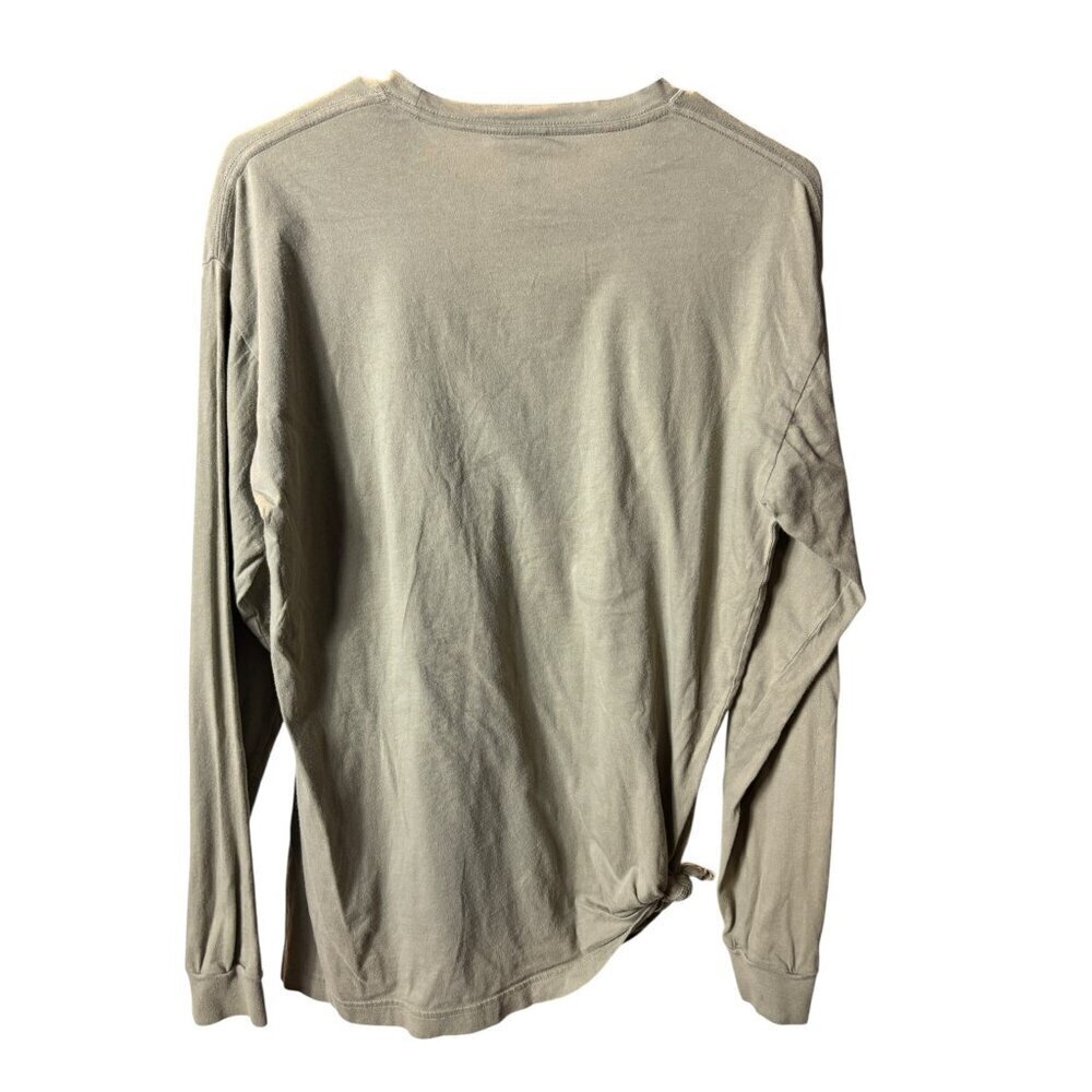 PINK Victoria Secret Women's Dark Green Long Sleeve Top - Picture 2 of 6